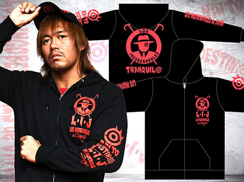 内藤哲也 パーカー（ブラック×レッド） [新日本プロレスリング] | 公式