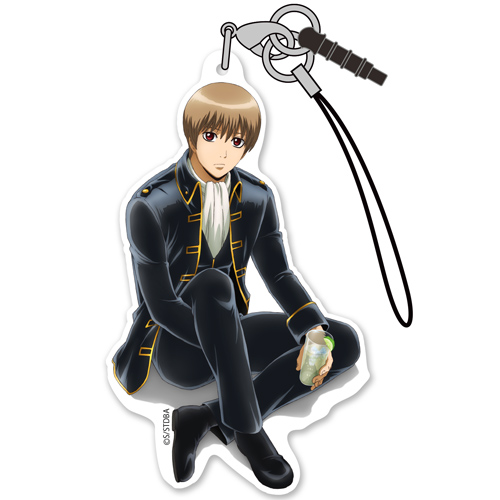 沖田総悟 アクリルストラップ 沖田と一杯Ver. [銀魂] | キャラクター