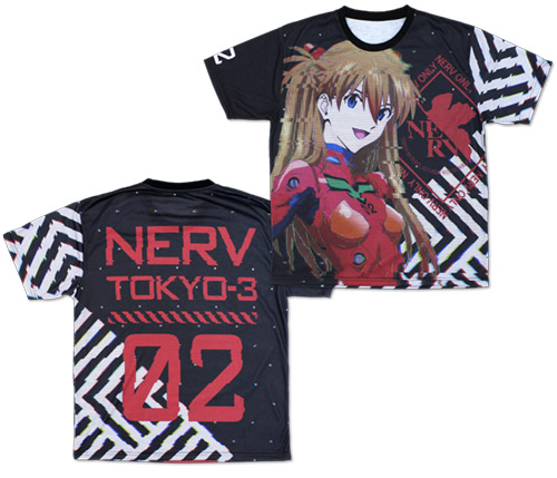 式波・アスカ・ラングレー 両面フルグラフィックTシャツ [EVANGELION