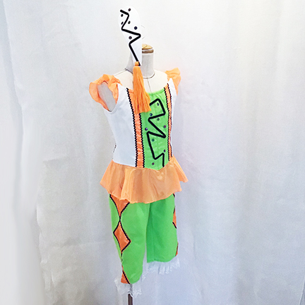 黄緑｜オレンジ｜子供用バレエ衣装｜レンタル｜コスチュームハウスブンブン