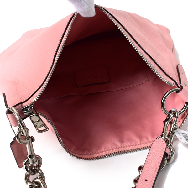 COACH】コーチ ペブルレザー アビー ダッフル チェーン 2WAY