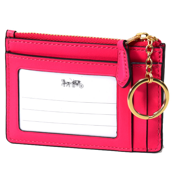 COACH】コーチ パテントレザー シグネチャー 型押し ネオンカラー