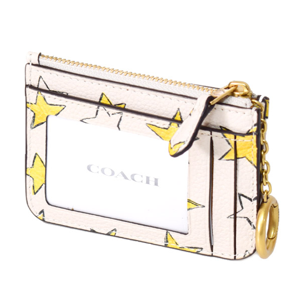 COACH】コーチ カードケース 星 レザー エッセンシャル スター