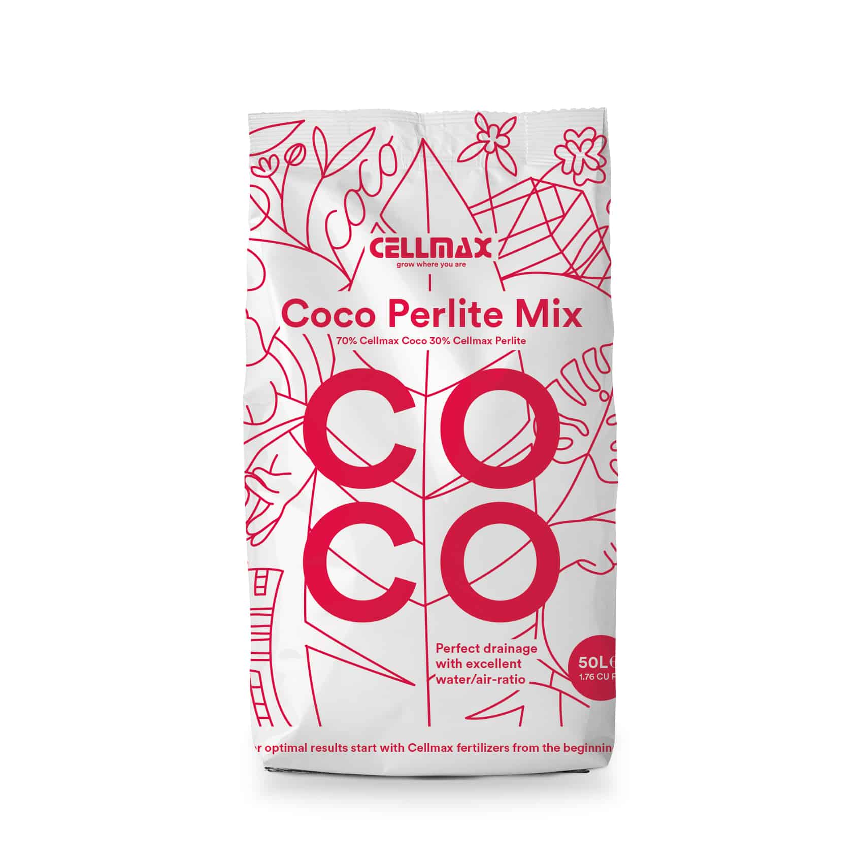 Coco Perlite Mix 50L Potting soil - Cellmax