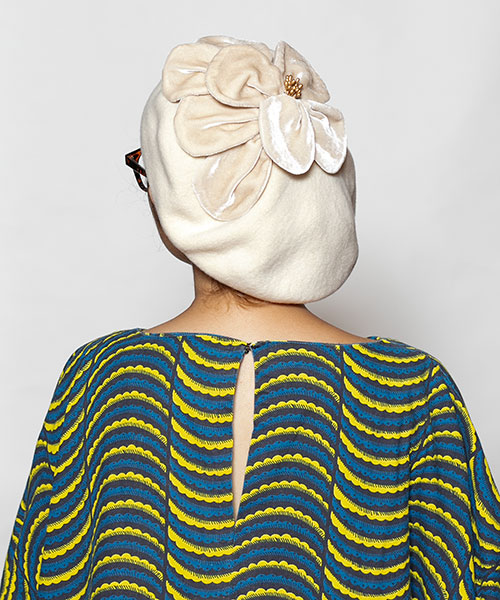 花びらベレー(ONESIZE MOCHA): ベレー帽子通販｜CA4LA公式