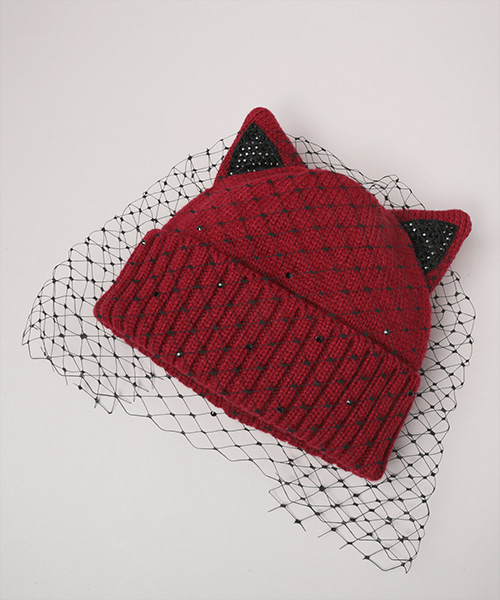 STAR CAT4(ONESIZE RED): ニットキャップ帽子通販｜CA4LA公式