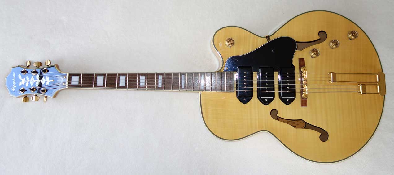 2004 Epiphone Zephyr Blues Deluxe w/Upgraded Tuners, Hardshell