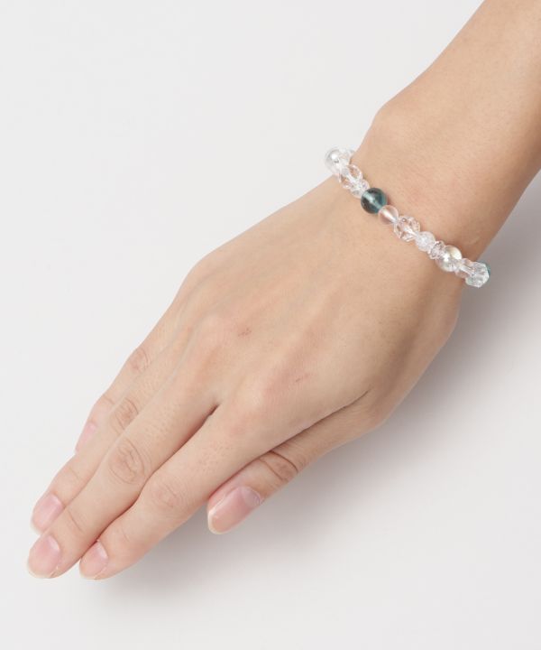 水明(すいめい)ブルーフローライト ブレスレット(BL FLUORITE): 『岩座