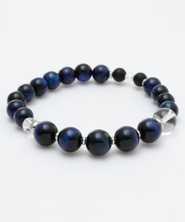 粋人 10mmラピスタイガーアイブレスレット(LAPIS TG): 『岩座(いわく