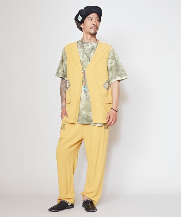 カラハナビメンズパンツ(YELLOW): 『チャイハネ』公式通販