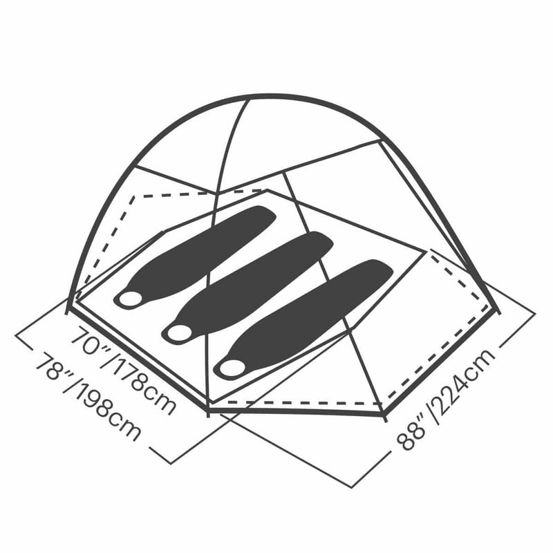 Eureka Mountain Pass 3 Person Tent – Campmor