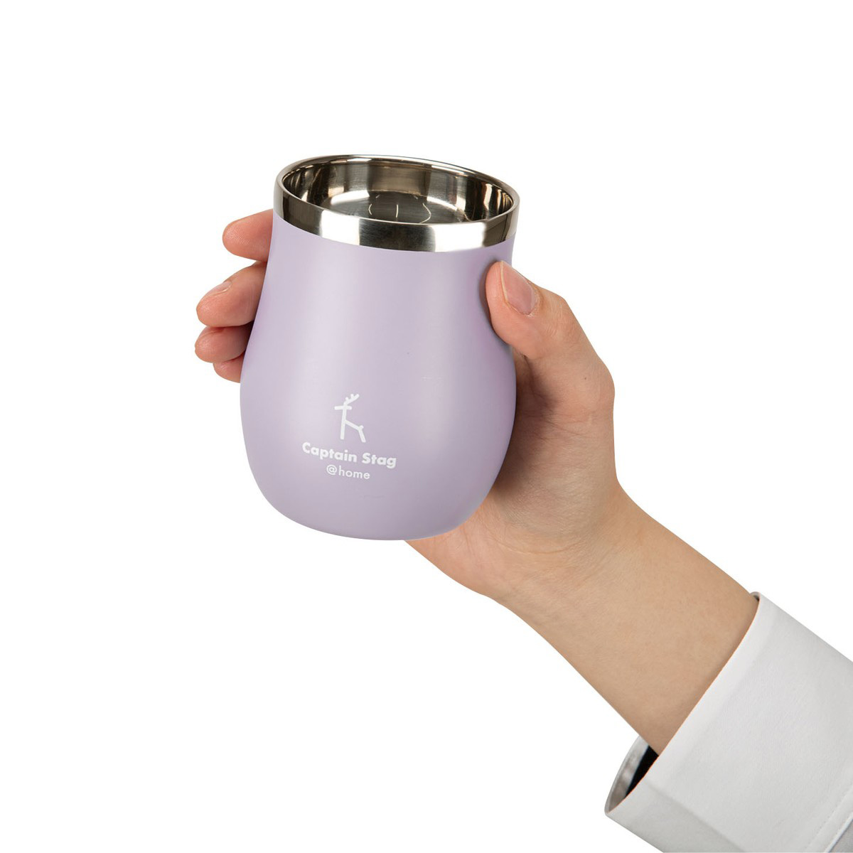 CAPTAINSTAG @home「香る」真空二重タンブラー240（パープル