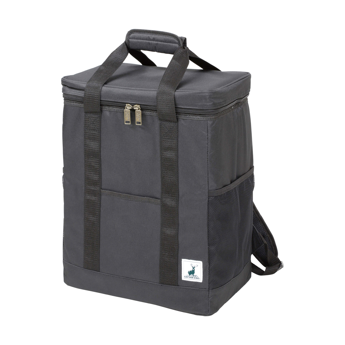 キャプテンスタッグ リュック型クーラーバッグ（ブラック