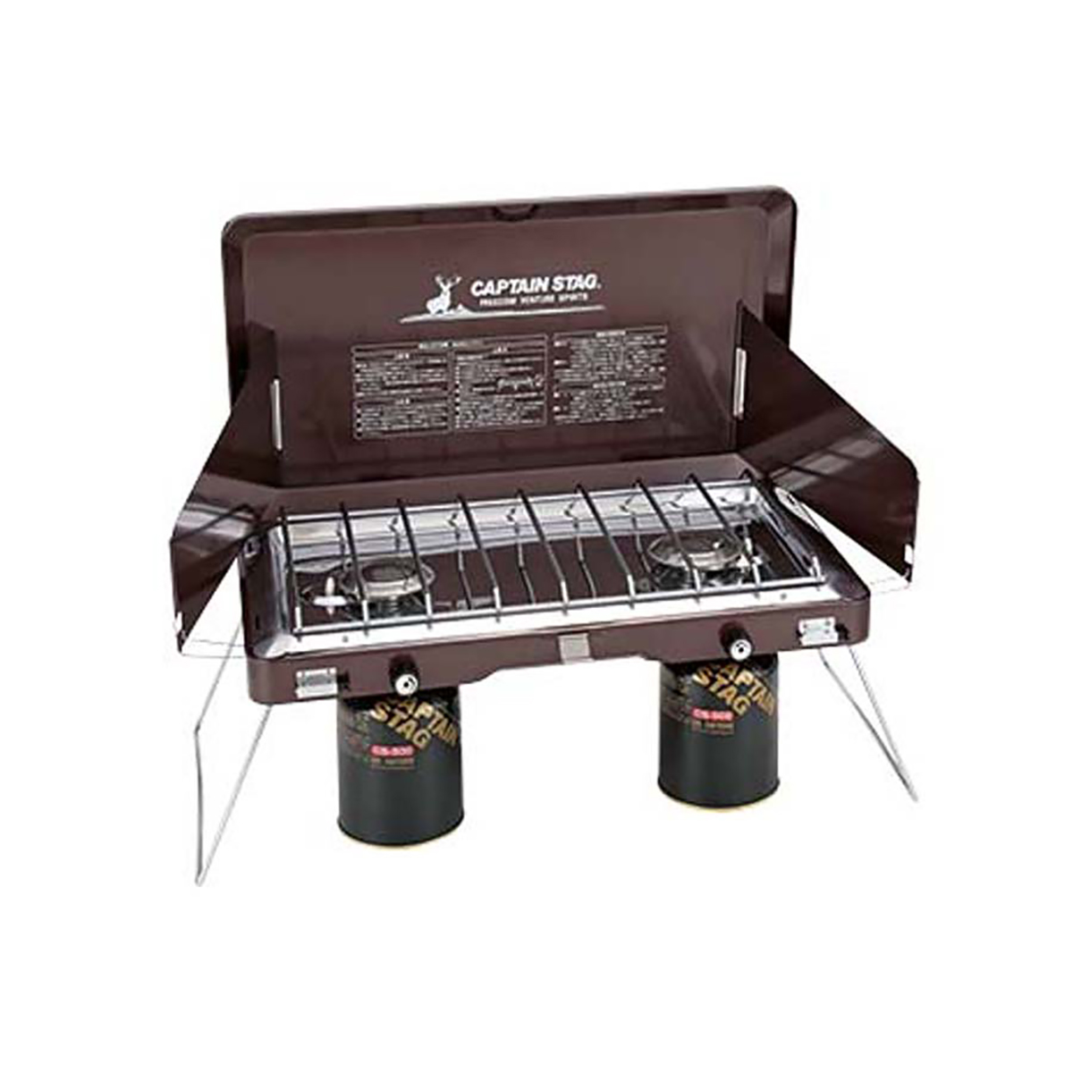 エクスギア ガスツーバーナーコンロ - アウトドア・キャンプ用品