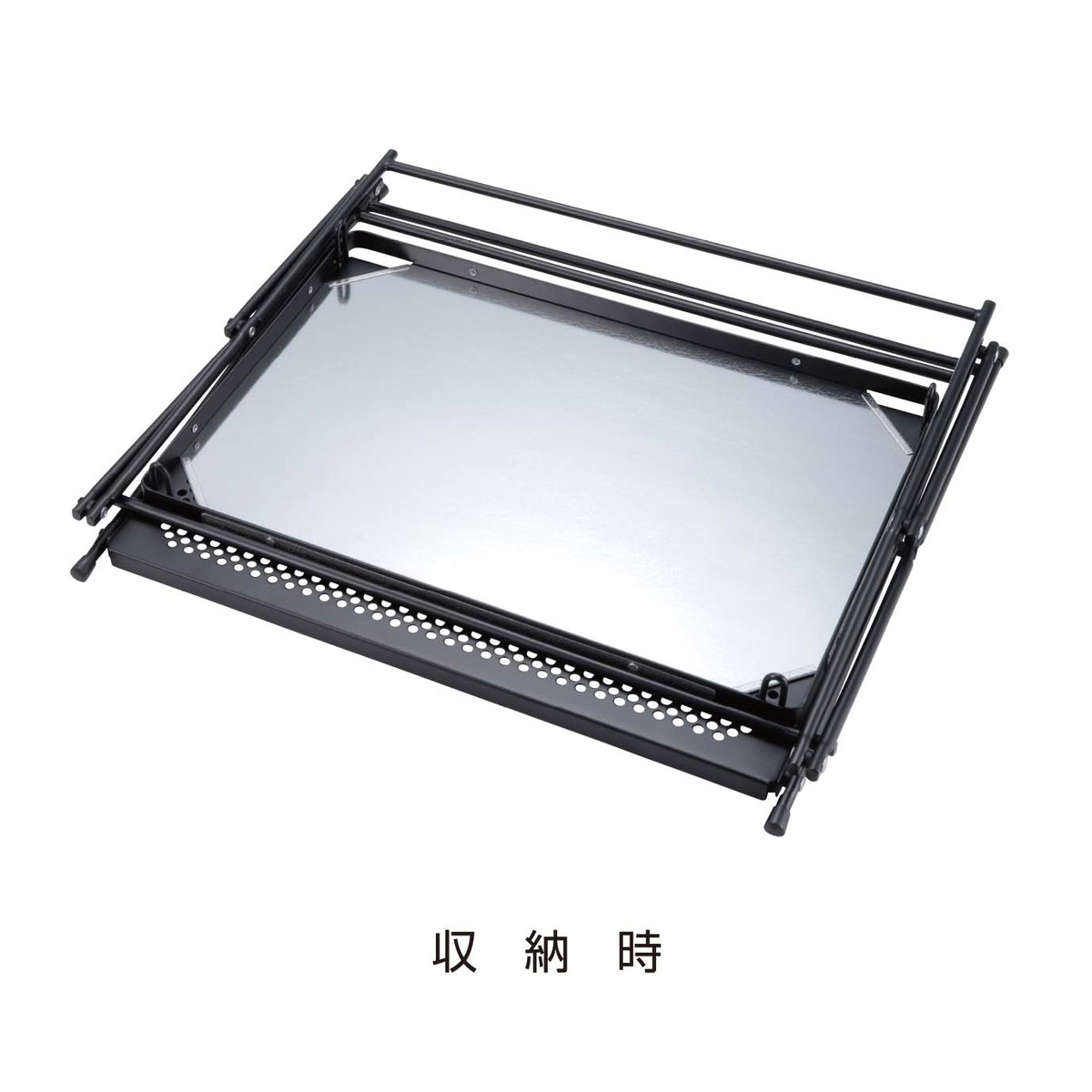 ステンレス ハンギングテーブル＜2段＞ - アウトドア・キャンプ用品