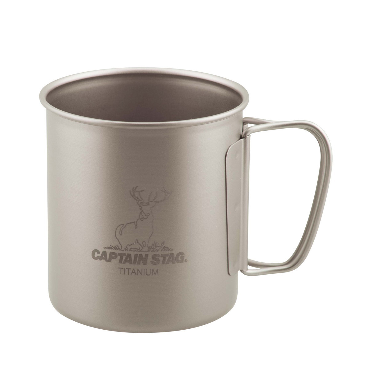 チタン製 シングルマグカップ450 - アウトドア・キャンプ用品