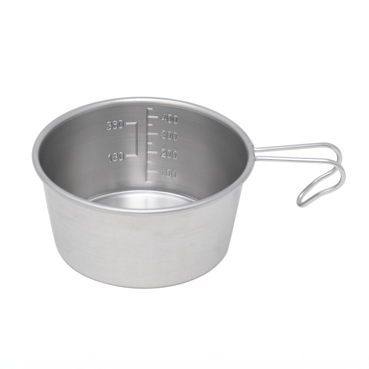 ステンレス ロッキーカップ500ml 螺旋仕上 - アウトドア・キャンプ用品