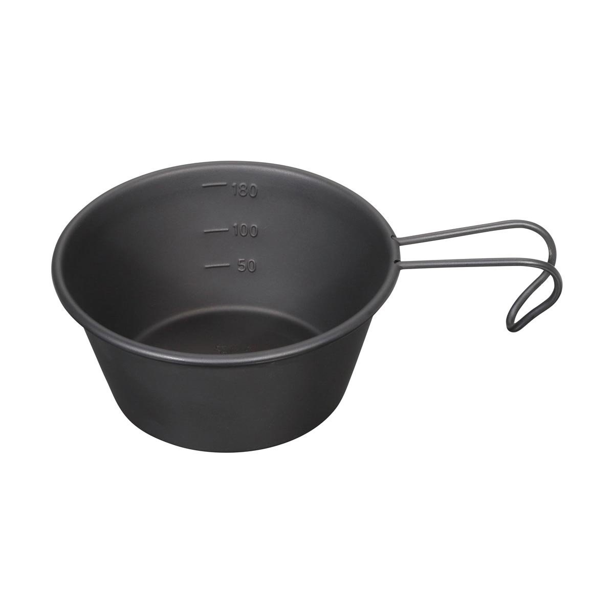 ステンレス カラーシェラカップ210ml（オキツモブラック