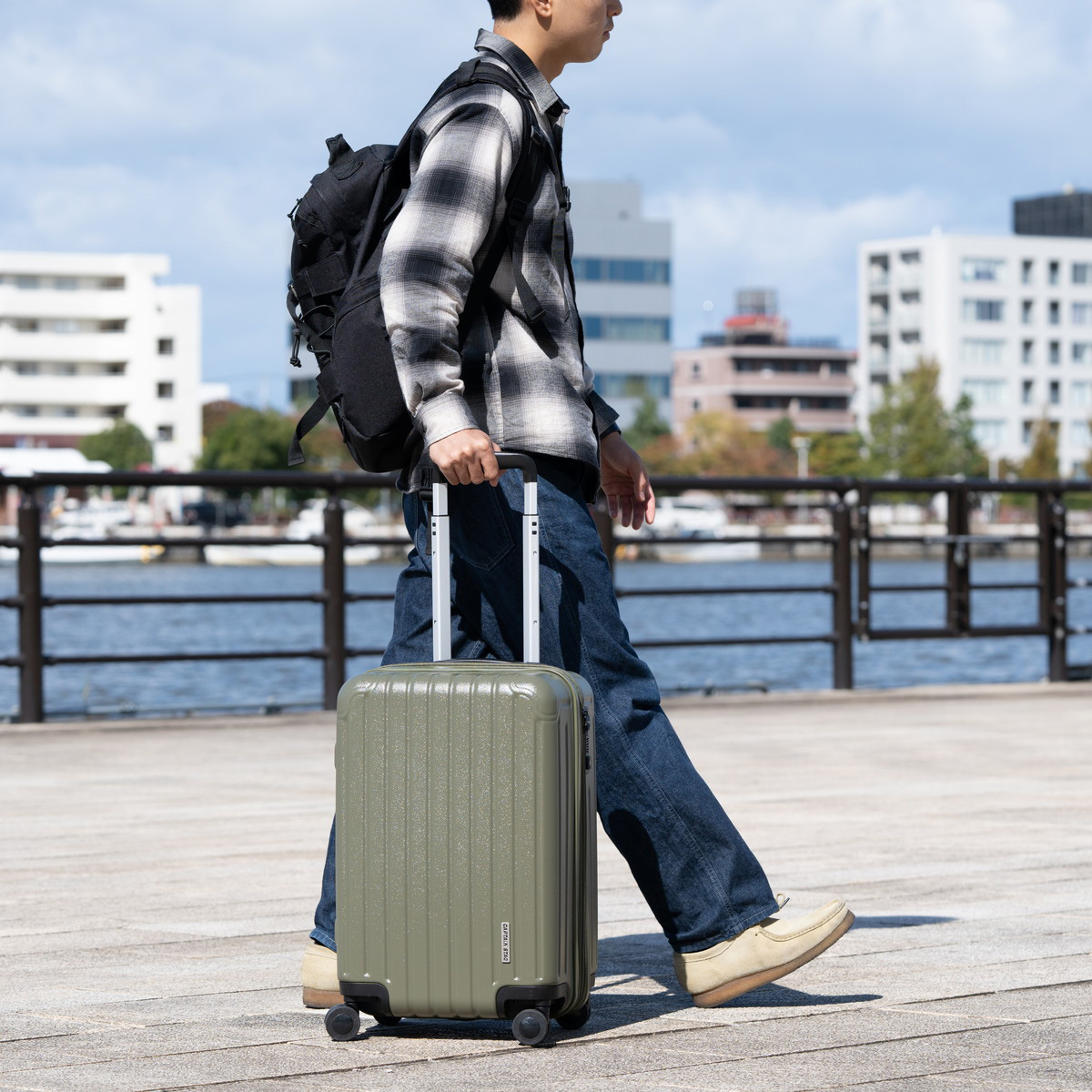 キャプテンスタッグ スーツケース（TSAロックWFタイプ）＜S