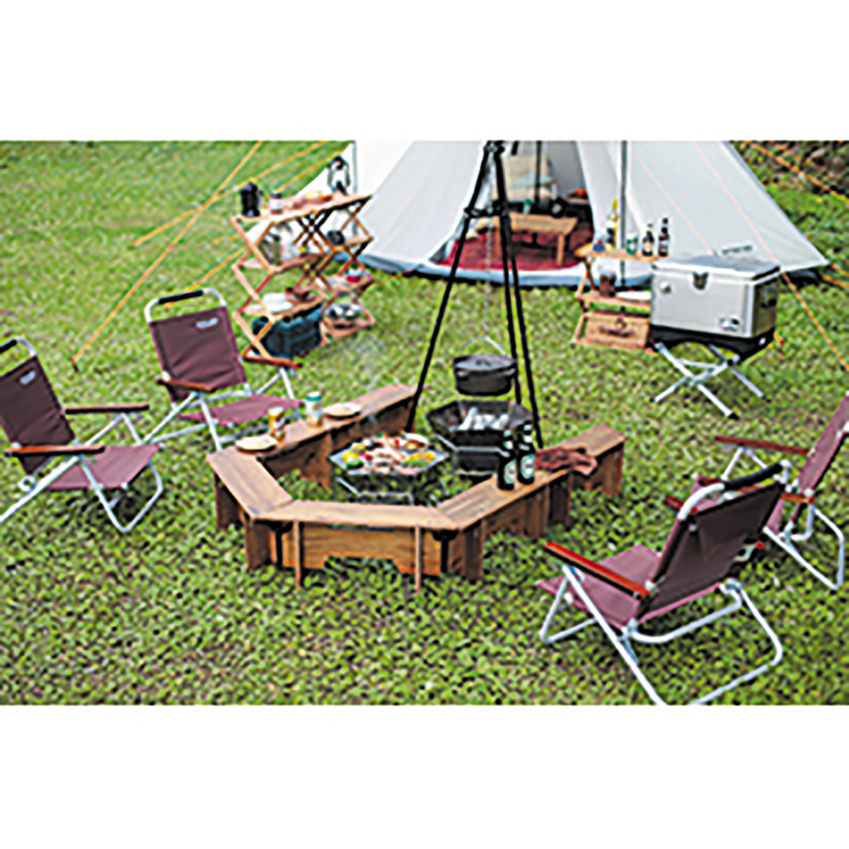 CSクラシックス ヘキサグリルテーブルPC＜67＞ - アウトドア・キャンプ