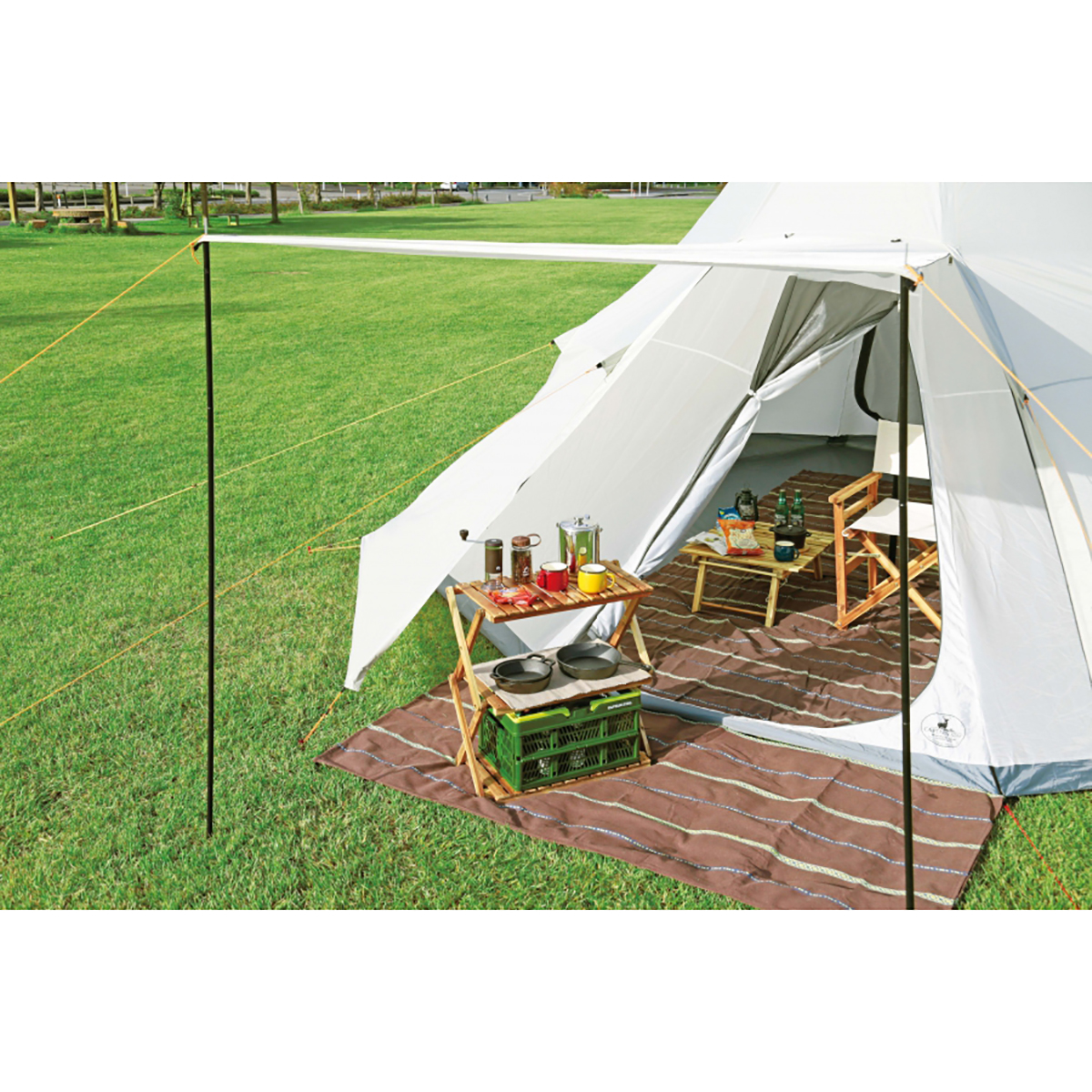 CSクラシックス 木製3段MOVEラック＜600＞ - アウトドア・キャンプ用品