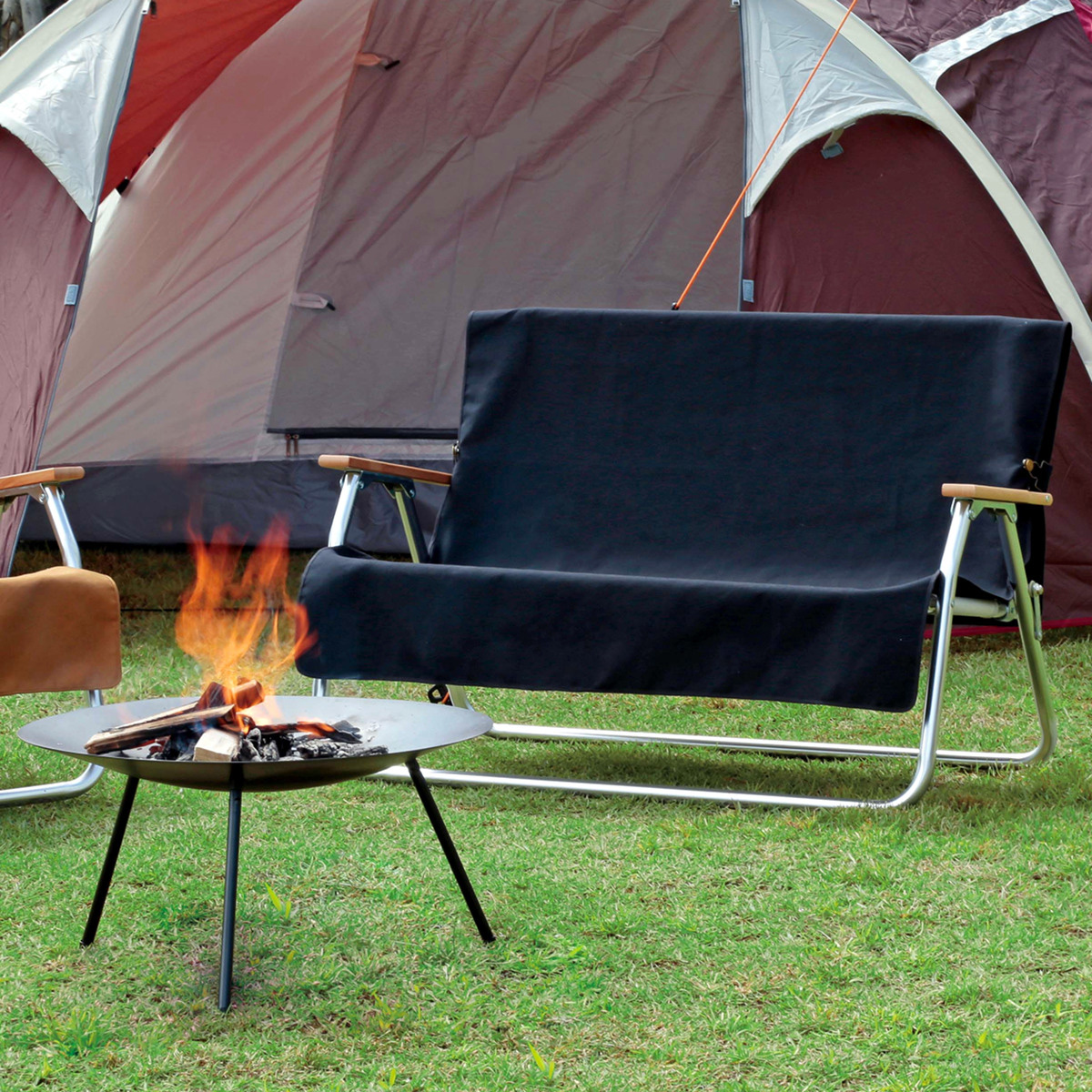 FIRE PROOF ベンチ用カバー（ブラック） - アウトドア・キャンプ用品