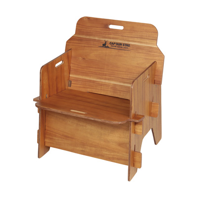 CSクラシックス べニア背付きソロベンチ - アウトドア・キャンプ用品