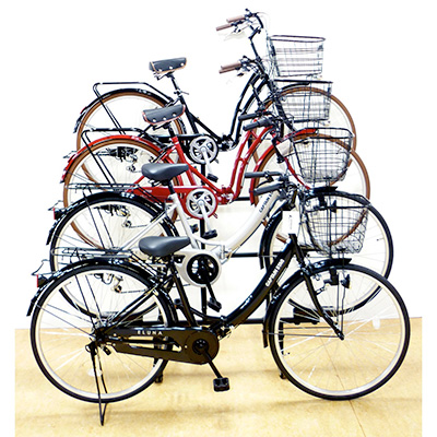 自転車展示台〈3台用／Hi〉（ブラック） - アウトドア・キャンプ用品