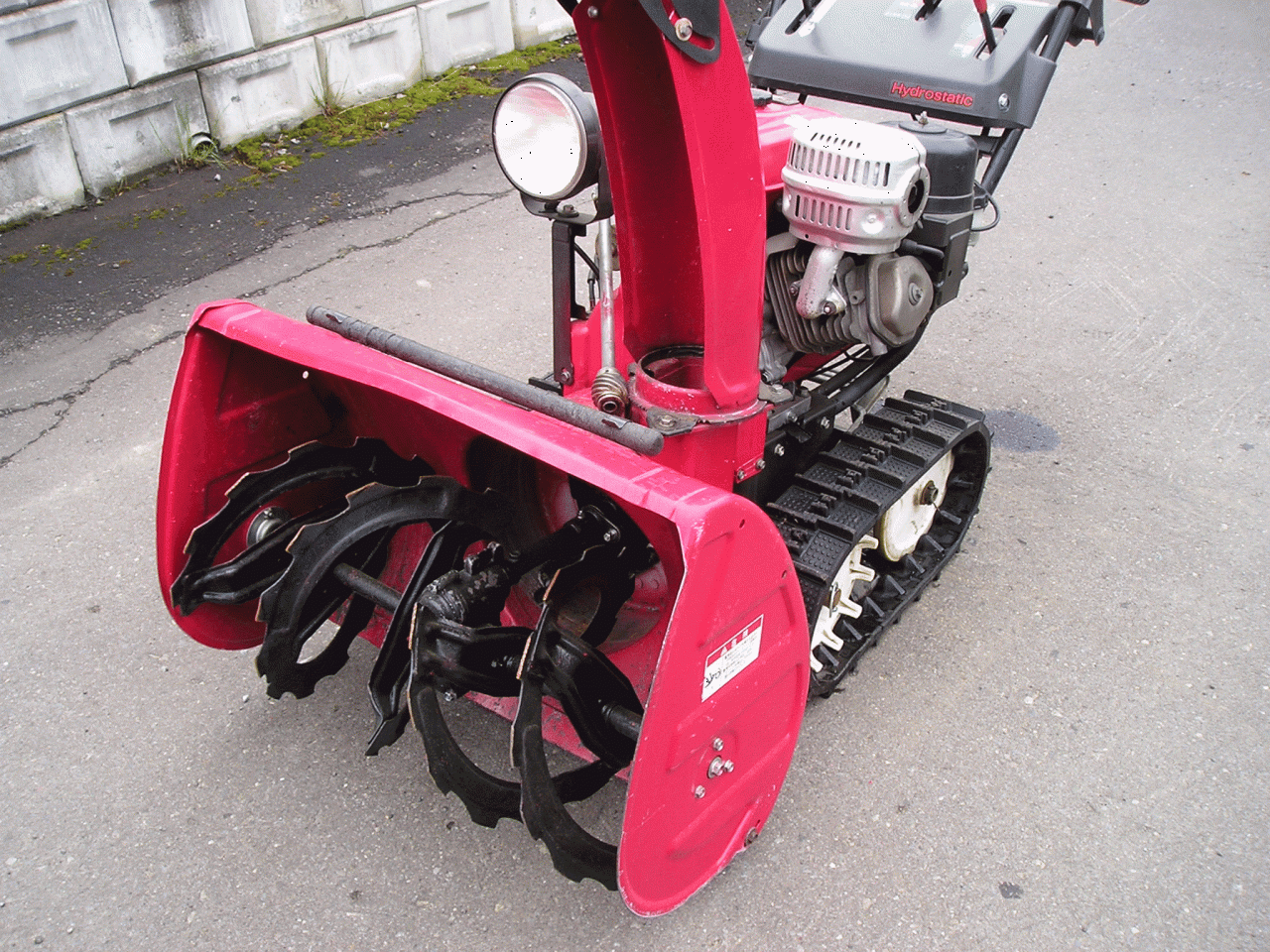 除雪機 ホンダ 8馬力除雪機 HS－870 セル始動 走行 HST｜除雪だよ