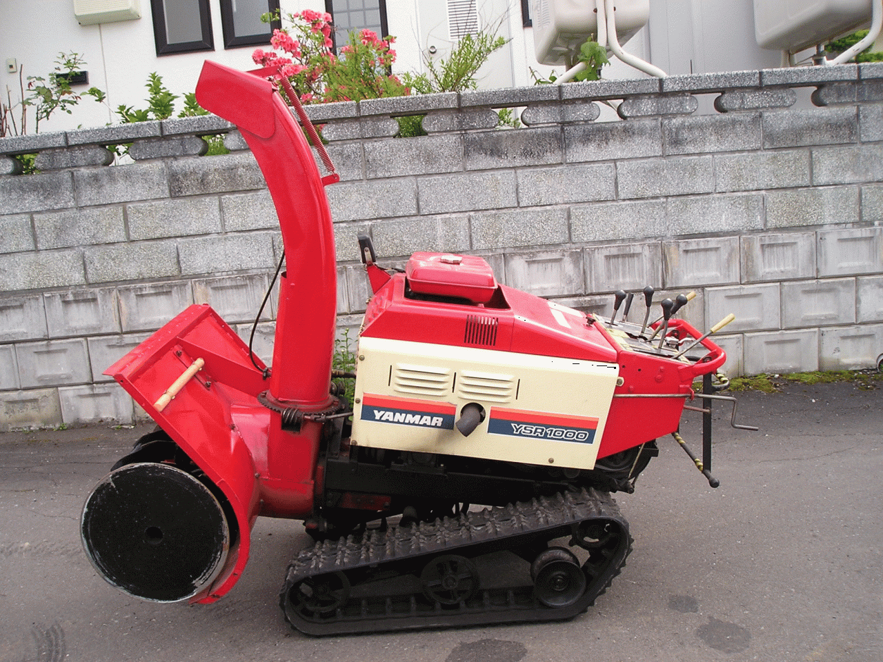 除雪機 ヤンマー 10馬力除雪機 YSR－1000 オーガ上下油圧式