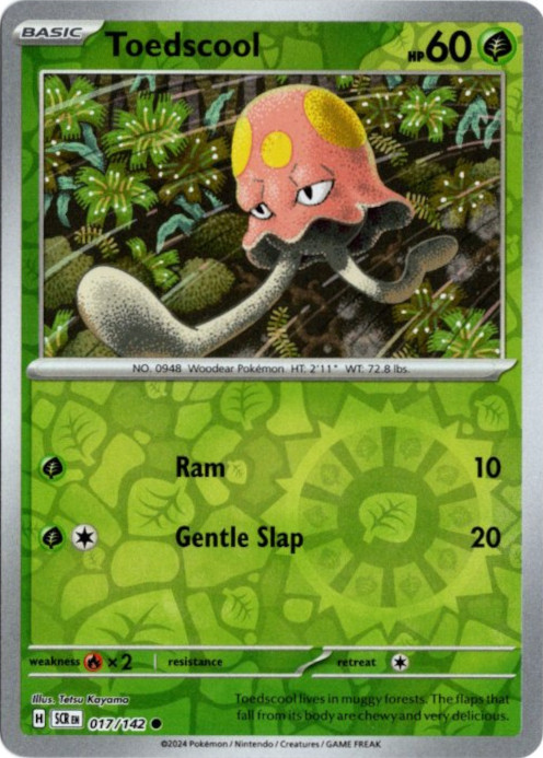 ノノクラゲ 海外版 英語版 リバホロ Toedscool - 017/142 -【Card