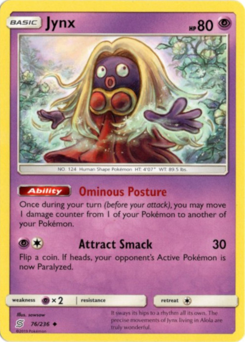 ルージュラ 海外版 英語版 Jynx - 76/236 -【Card Chicken】