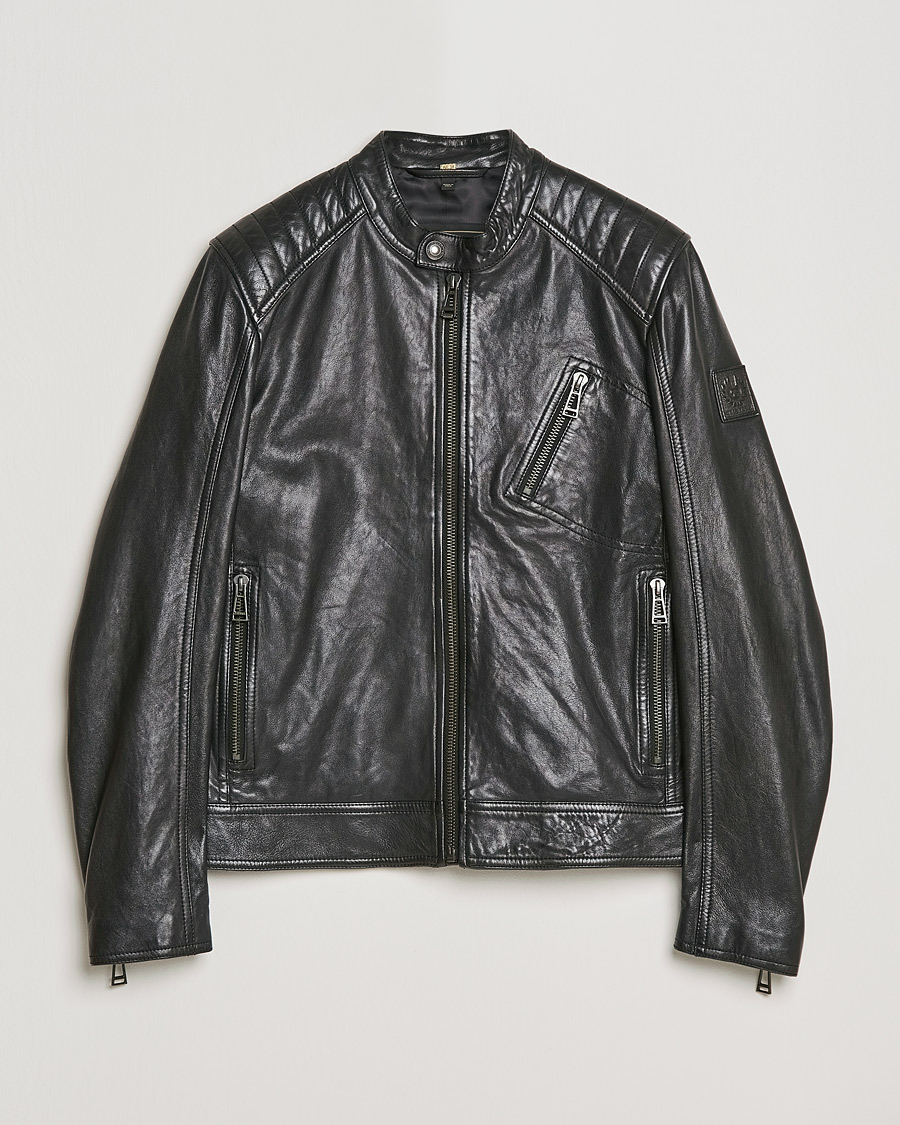 Belstaff V Racer 2.0 Leather Jacket Black at CareOfCarl.com