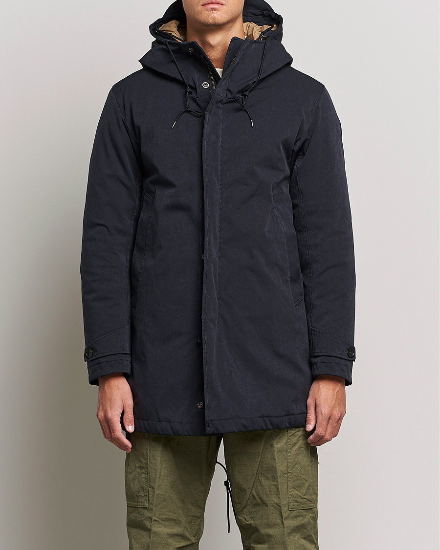 Ten c OJJ Core Down Parka Navy at CareOfCarl.com