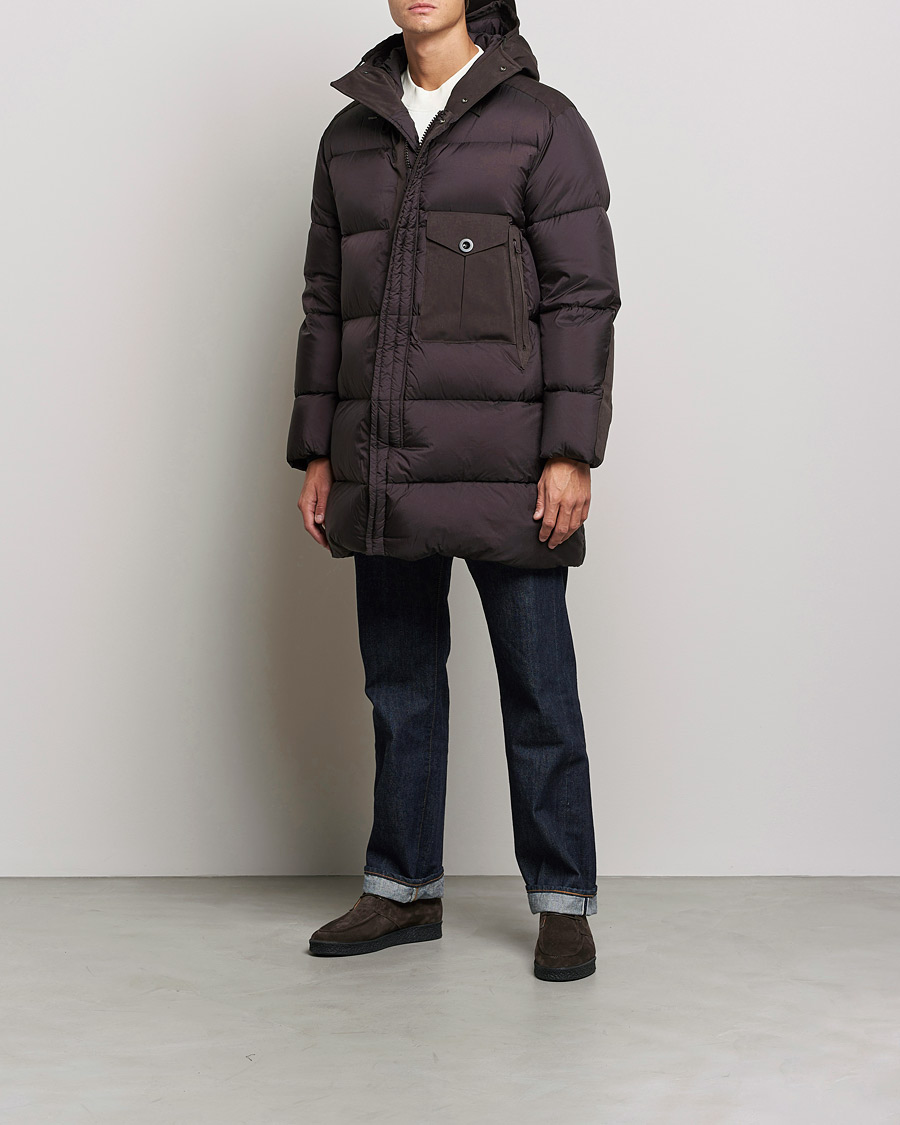 Ten c Cyclone Combo Down Parka Brown at CareOfCarl.com