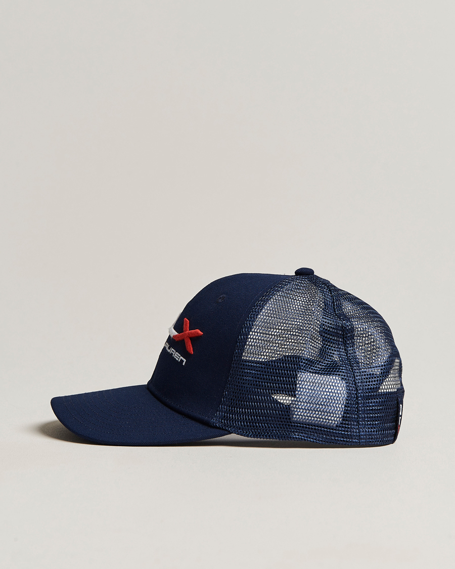 RLX Ralph Lauren Golf Trucker Cap French Navy at CareOfCarl.com