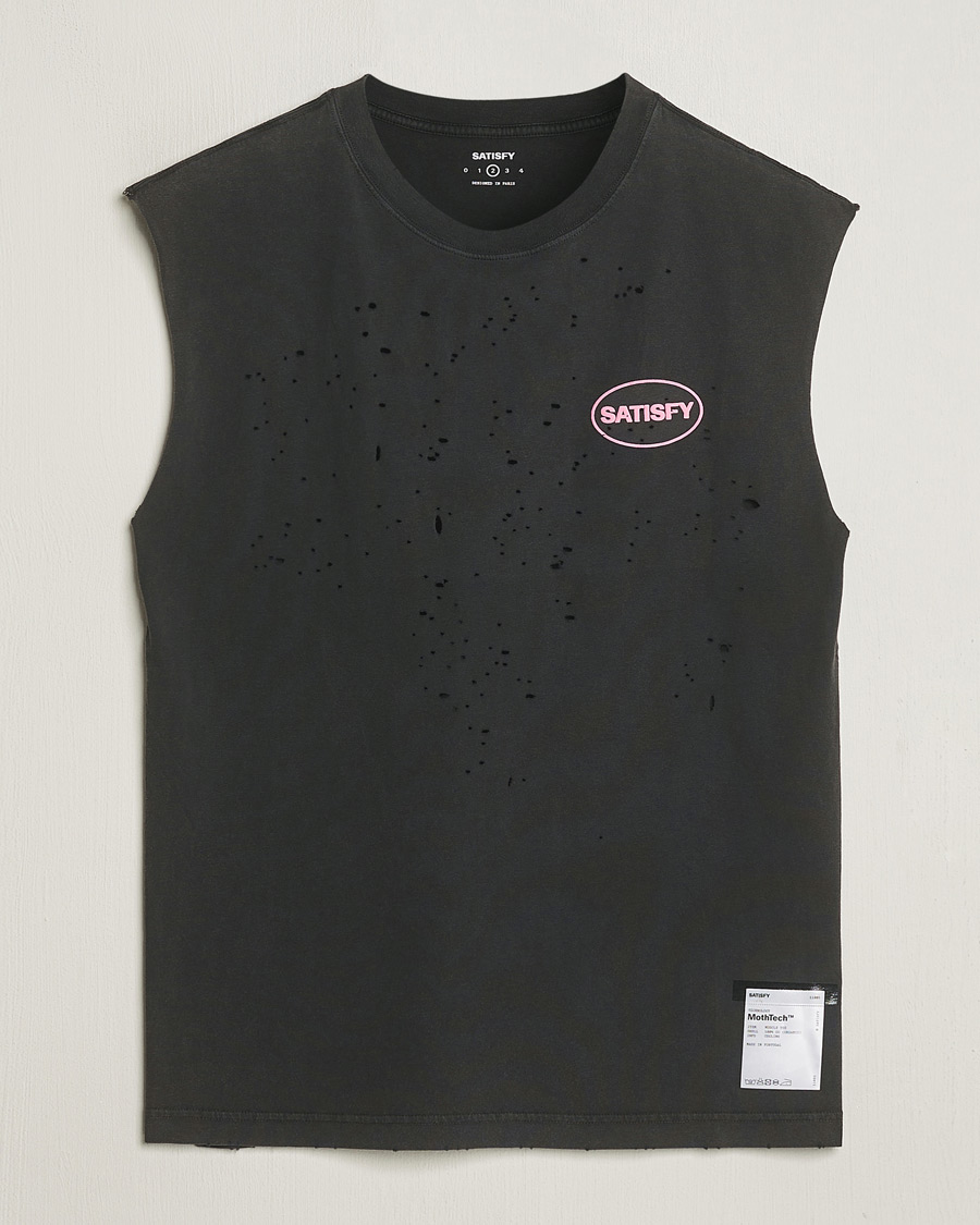 Satisfy MothTech Muscle Tee Aged Black at CareOfCarl.com
