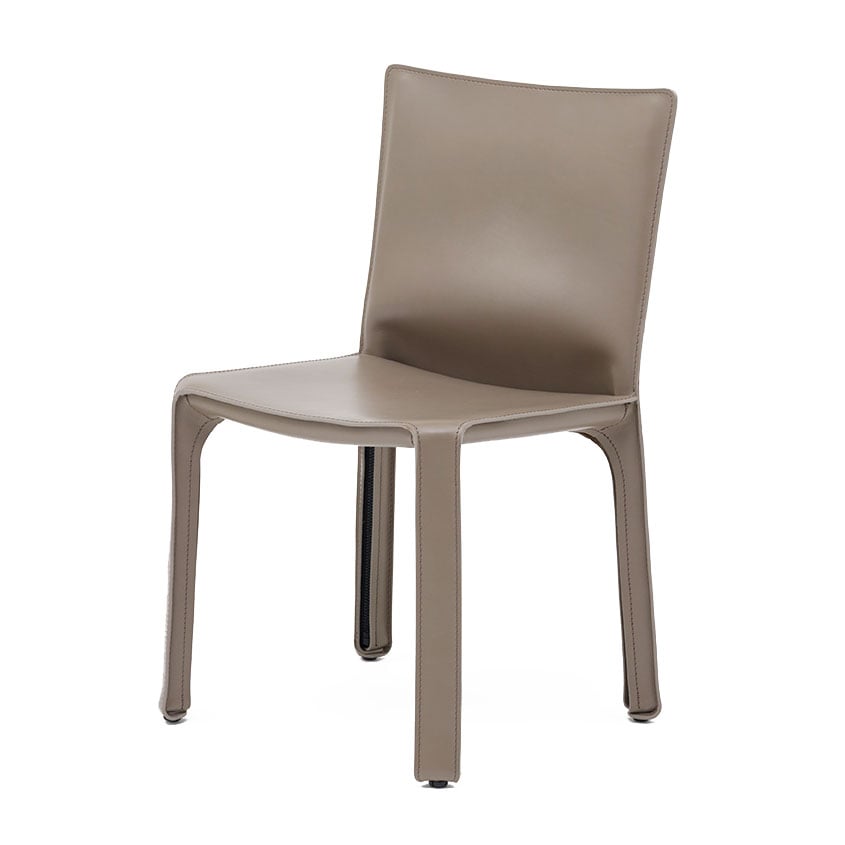 Cassina（カッシーナ）412 CAB 【在庫色/赤茶】キャブ アームレス