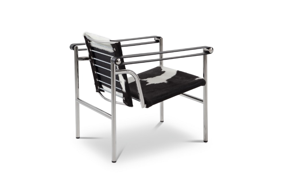 Cassina（カッシーナ）LC1 スリングチェア仔牛毛皮（白黒 13Z235