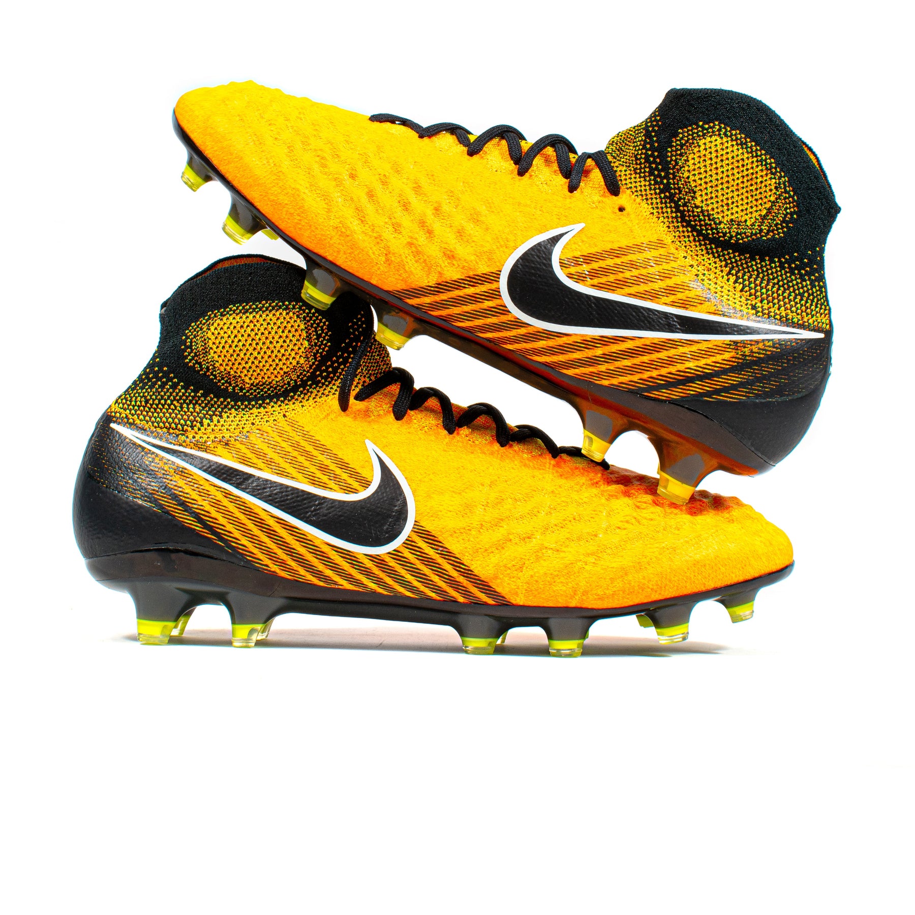 Nike Magista Obra II Yellow Black DF FG – Classic Soccer Cleats