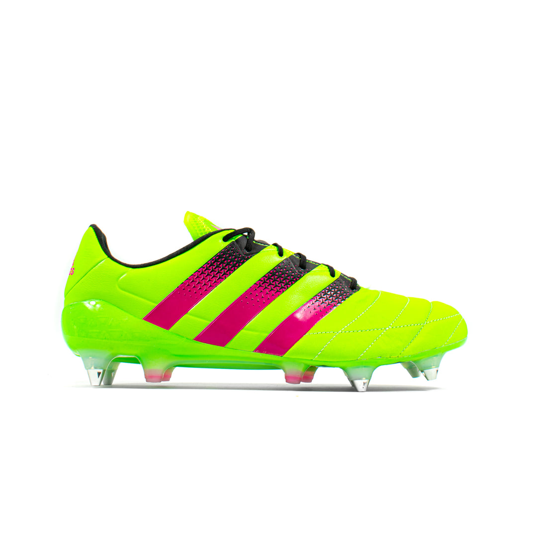 Adidas Ace 16.1 Leather Green SG – Classic Soccer Cleats