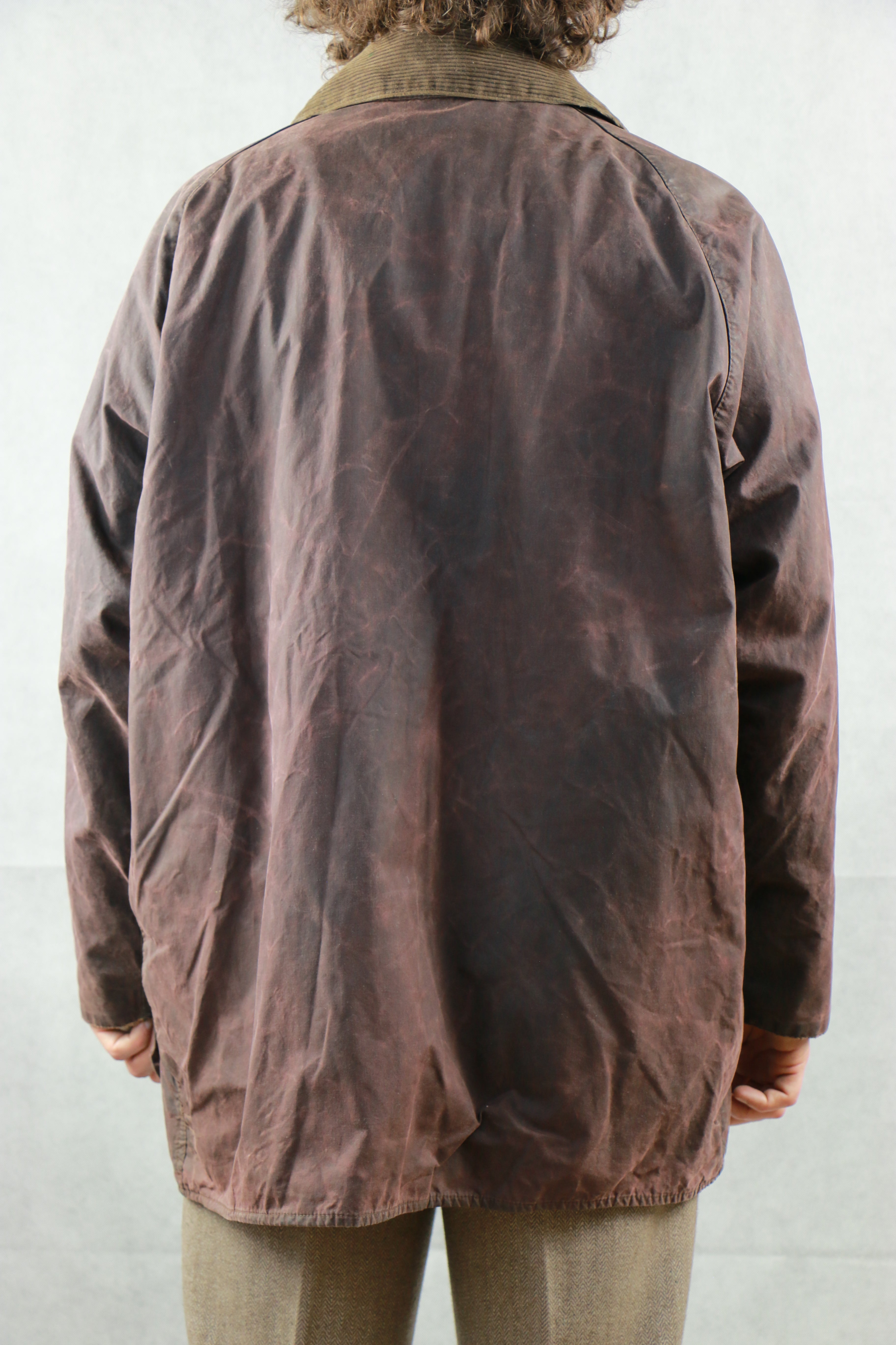 Barbour Beaufort Jacket Burgundy ~ Vintage Store Clochard92.com