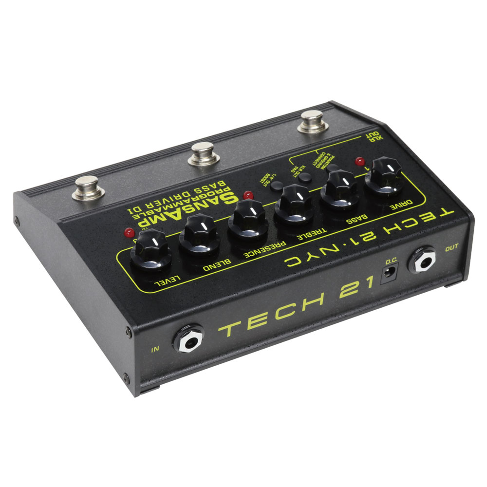 TECH21 SansAmp PBDR PROGRAMMABLE BASS DRIVER DI ベース用プリアンプ