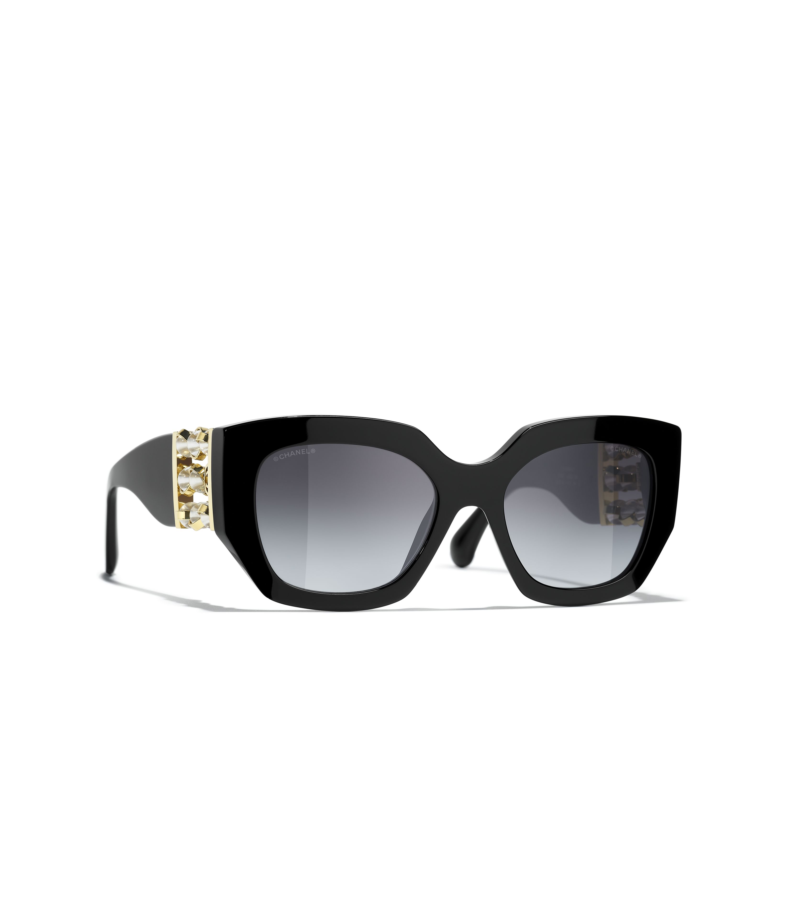 CHANEL Sunglasses: Butterfly Sunglasses, acetate & metal — Fashion