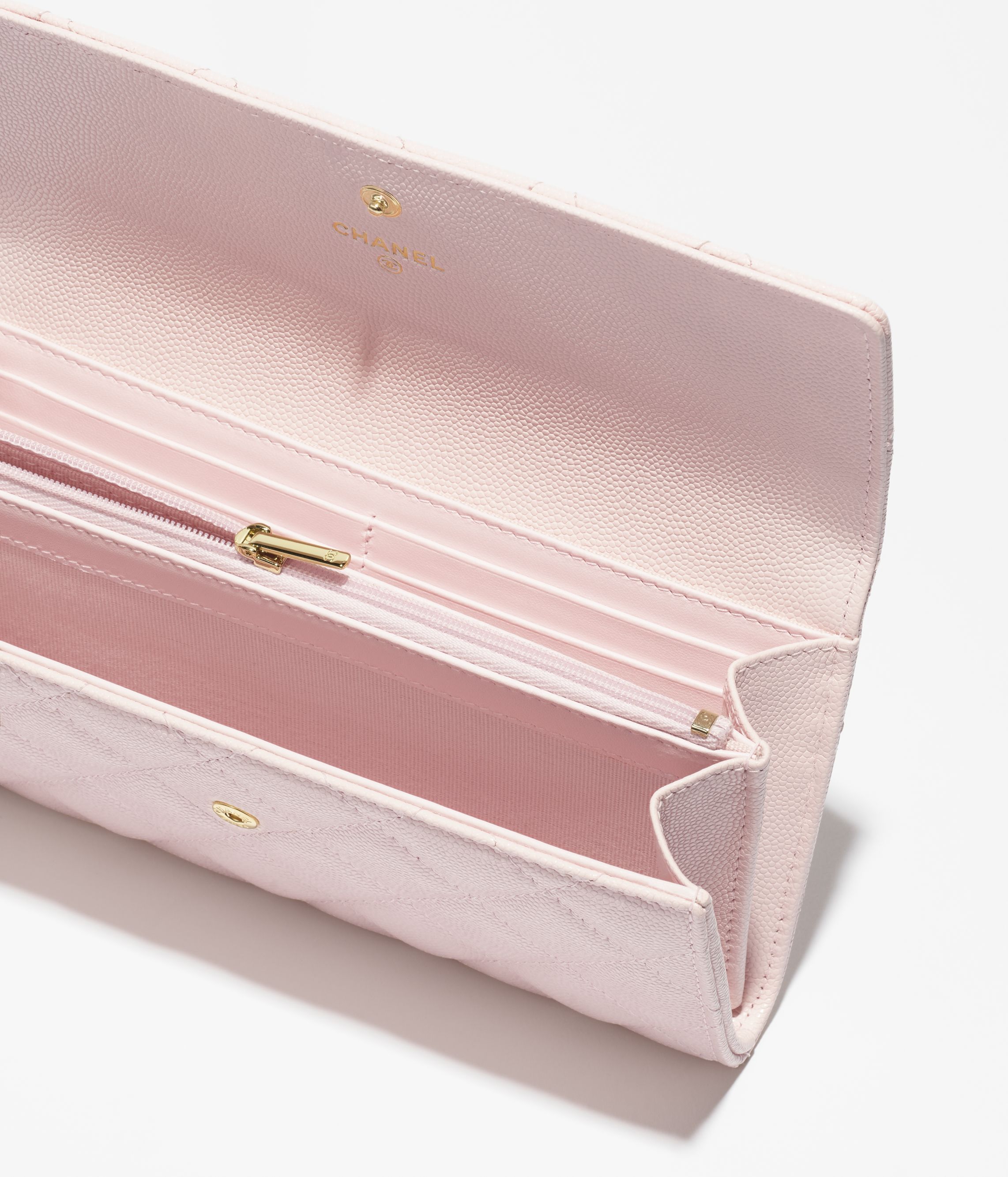 ロング フラップ ウォレット - シャイニー グレインド カーフスキン