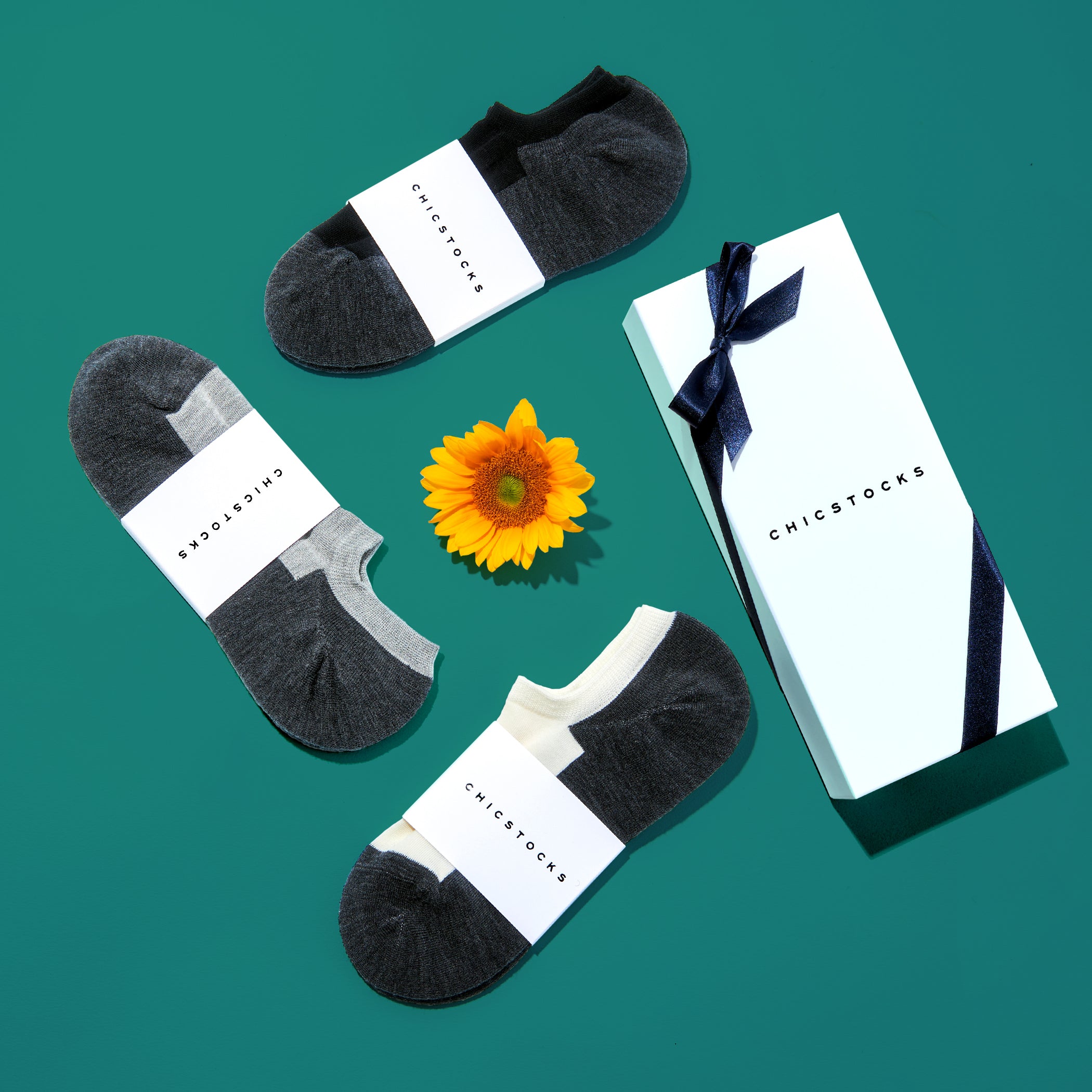 ウールスニーカーソックス 3足ギフトボックス(手提げ付き) 全1色