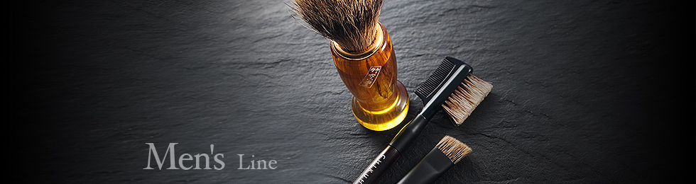 シェービングブラシ（赤・緑）：SH-4｜竹宝堂（ちくほうどう）熊野筆