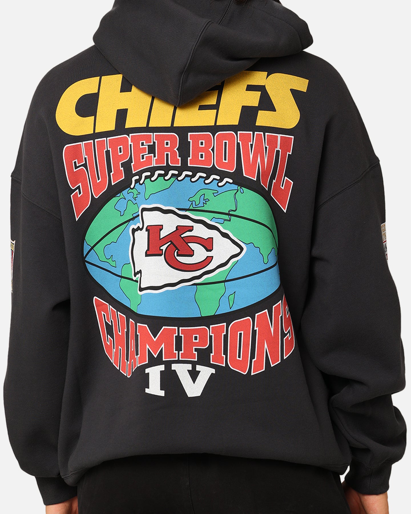 Mitchell & Ness Kansas City Chiefs Super Bowl World Hoodie Faded
