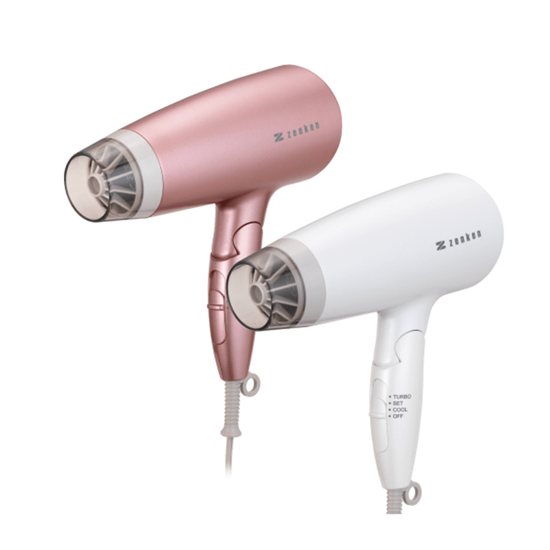 ゼンケン 電磁波低減ヘアケアドライヤー ホワイト[ZD-750W] メーカー