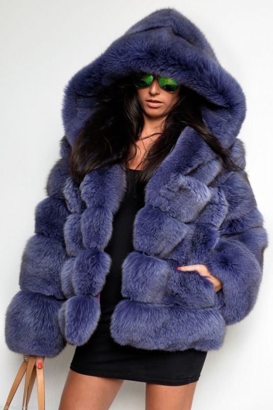 REAL 4BLOCK SAGA FOX FUR HOODIE COLLAR JACKET リアルサガフォックス